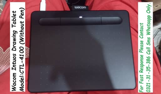 wacom intuos drawing tablet without pen