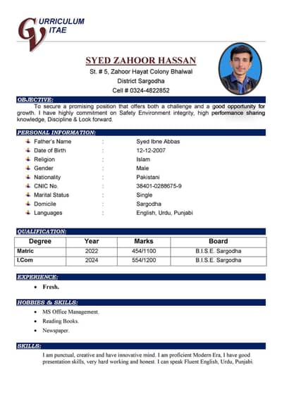 Need Job urgent!!