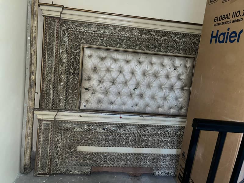 Bed complete set except side tables dressing table 1