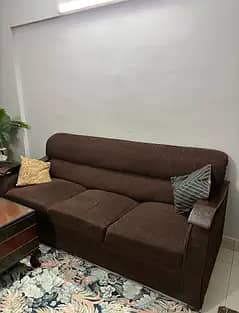 7 seater sofa set, strong wooden frame!