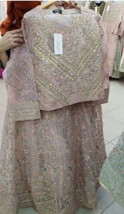 Brand choli lehanga with cancan attached