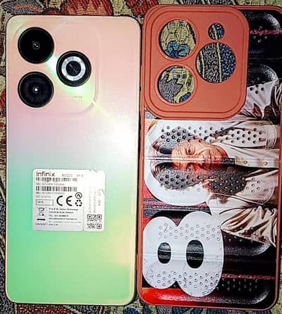 Infinix Smart 8 (4+4 Ram+ 64 Memory) with Mobile Box
