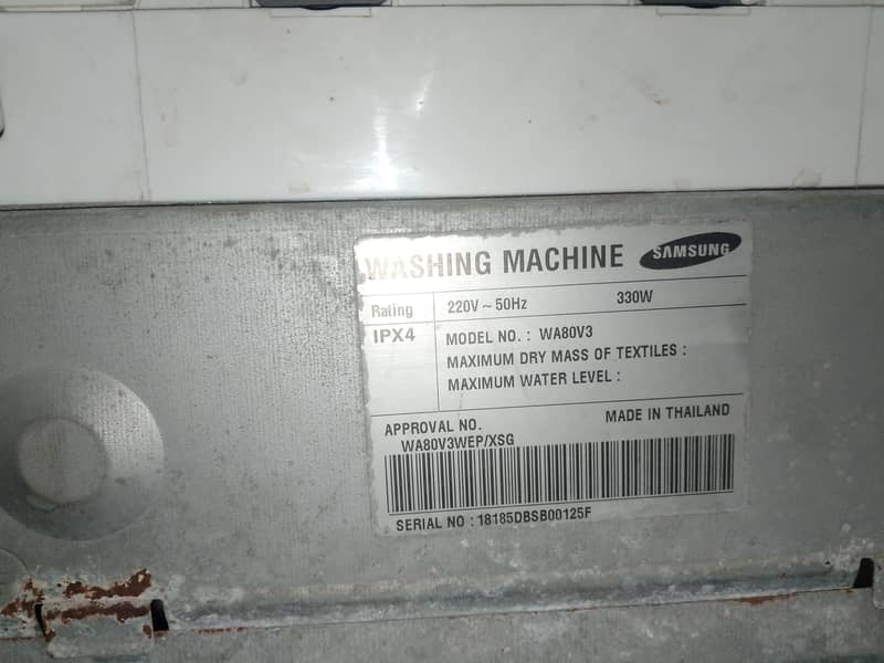 Samsung Automatic Washing Machine 12
