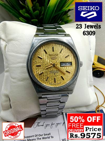Seiko 5 Citizen Orient Automatic Pre-Owned watch Japan 03161737353