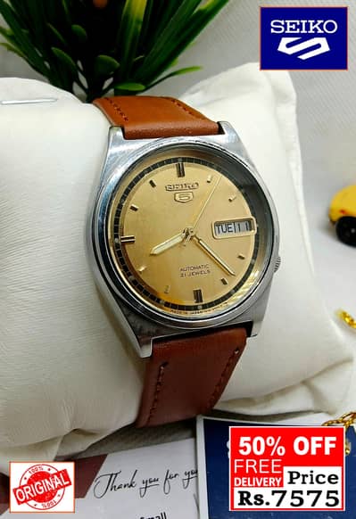 Seiko 5 Citizen Orient Automatic Pre-Owned watch Japan 03161737353