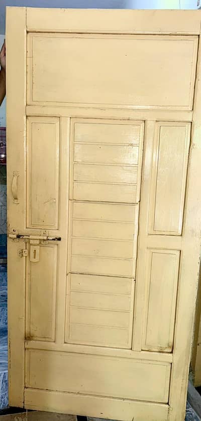 Solid Wood Door for Sale – Good Condition