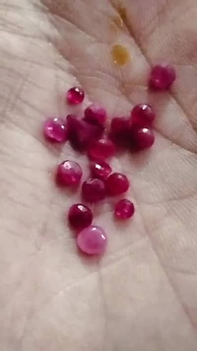 Beautiful Ruby stones lot for sale