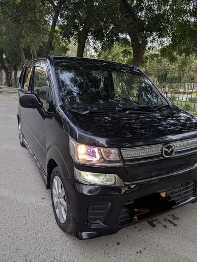 Mazda Flair 2017 (Suzuki WagonR Semi Hybrid)- Full option - Push start