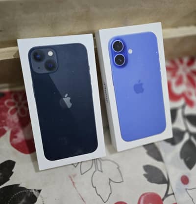 Apple iPhone 13 128gb jv box pack,i phone 16 box pack