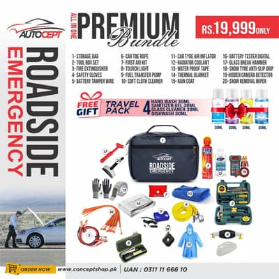 car care essential tool kit emergency