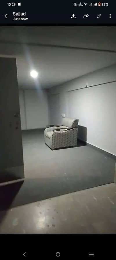 dha phase 5 badar 450 feet mazanine 2 rooms bath kitchen