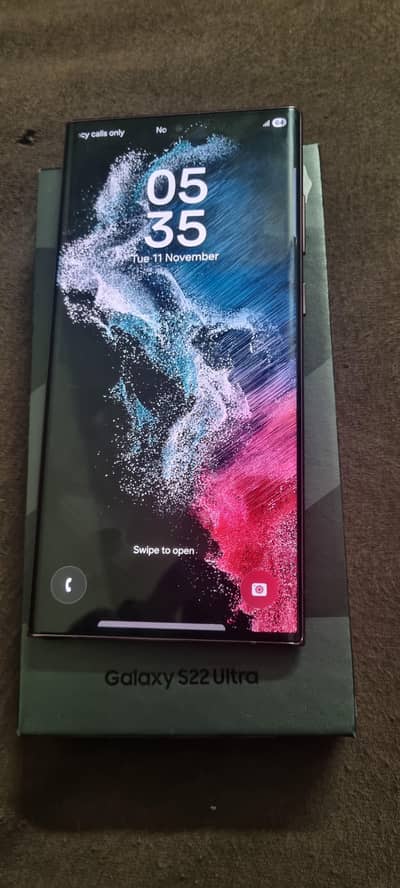 SAMSUNG S22 ULTRA 12.256GB DUAL OFFICIAL PTA WITH BOX 03281010987