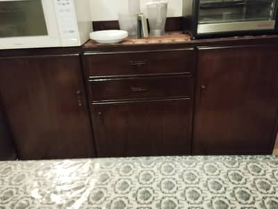 Dining Room Cabinet Brown Fully Polished - Excellent Condition