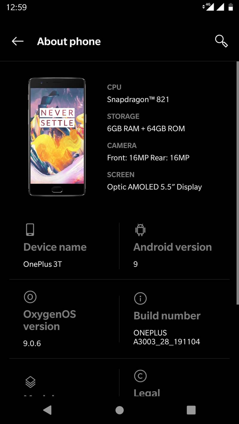One Plus 3T 0