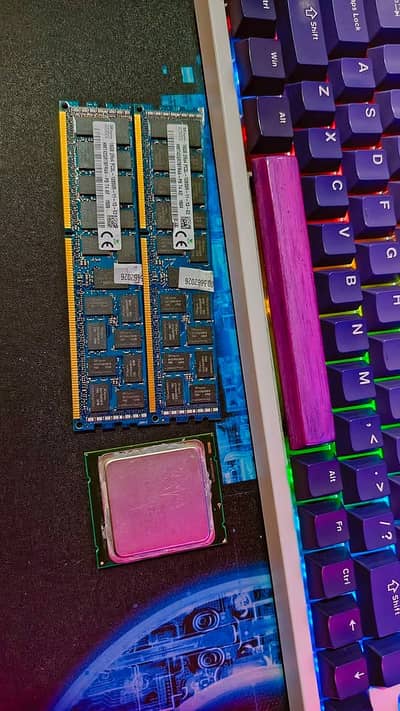 32Gb sk hynix pc3L ddr3 server ecc ram 16x2 plus E5 1660 6c 12t