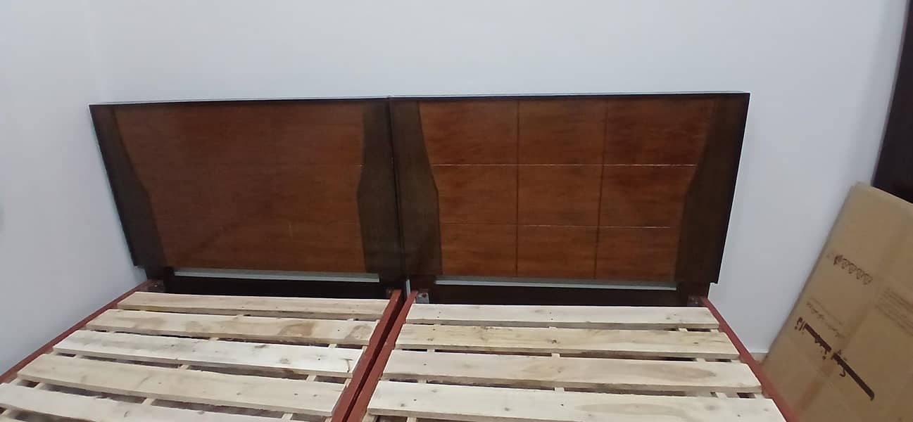 Wood Single Bed 1