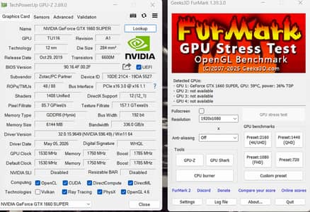 GTX 1660 Super 6GB DDR6