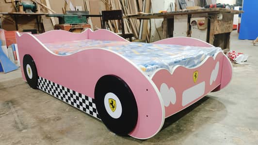 Girls Car Bed for Bedroom Sale in Pakistan