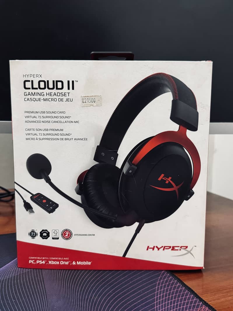 HyperX Cloud 2 Gaming Headset 0