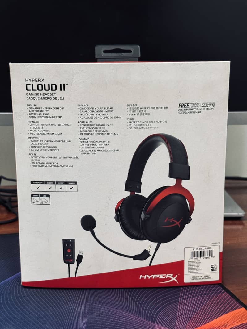 HyperX Cloud 2 Gaming Headset 10