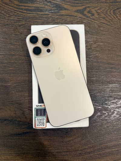 iPhone 16 Pro Max 256gb PTA Approved Dessert Titanium 92% BH with Box