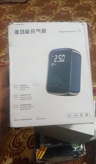 Wireless Rechargeable Tyre air inflator tyre air pump