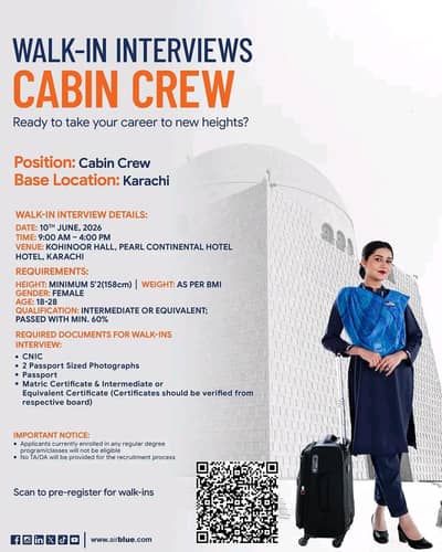 Air Blue Jobs Females