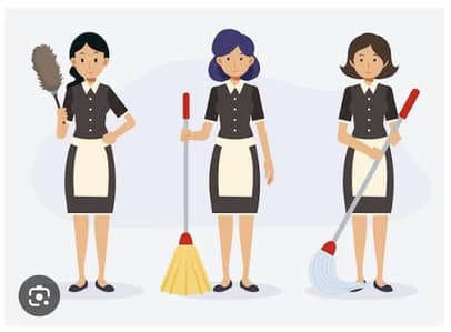Required Maid or Houseman twice in a Week
