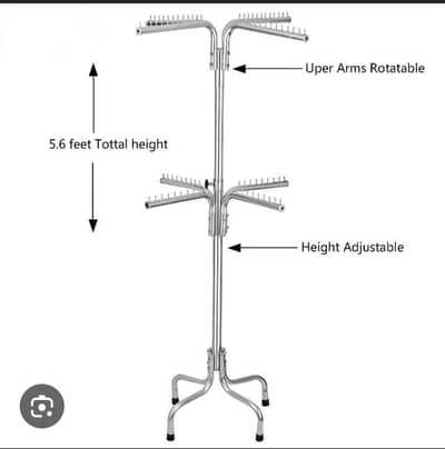 steel cloth stand Rs. 1500/-