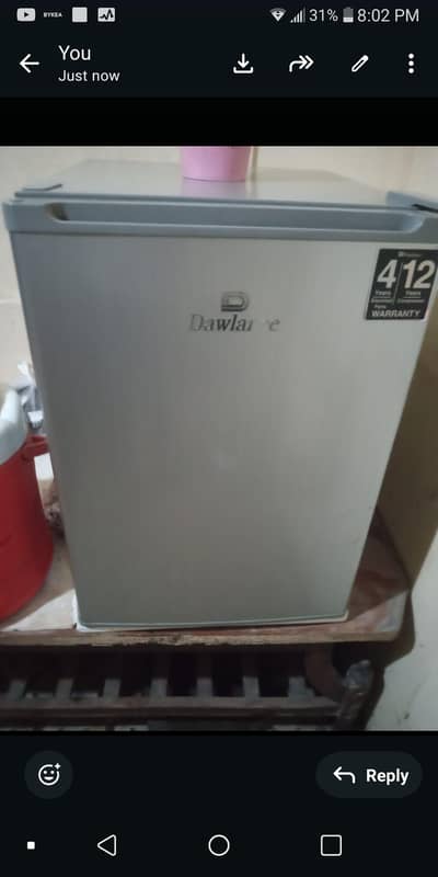 Dawlance Room Fridge 3 months used new