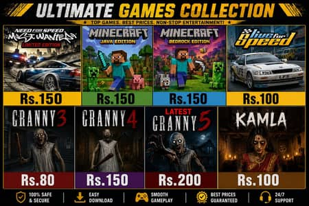 Minecraft Jawa,bedrock Edition Granny 3,4,5 Need for speed and LFS