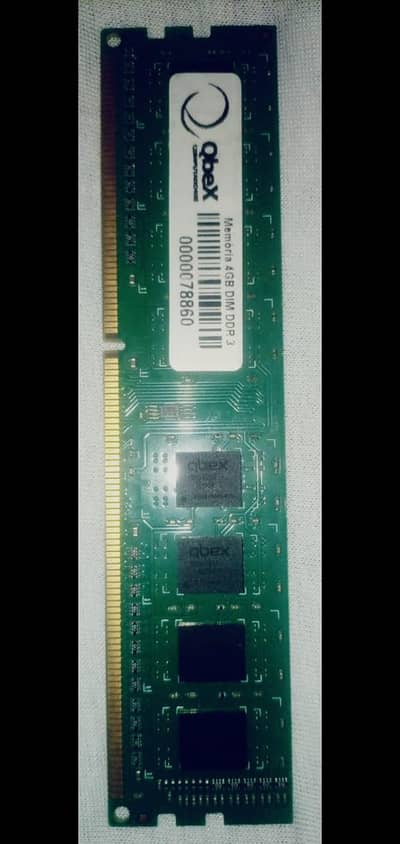 4GB RAM DDR3 qbex 100% working