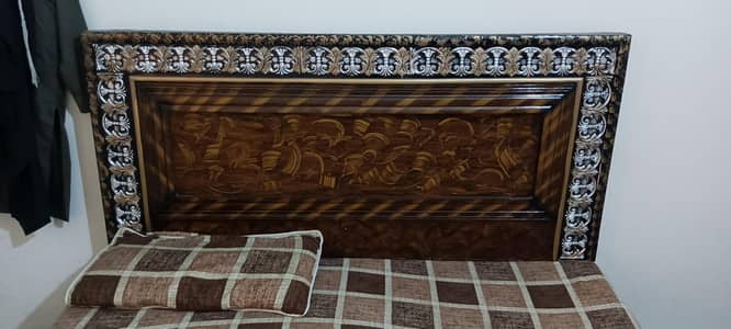 Queen Bed with mattress for sale