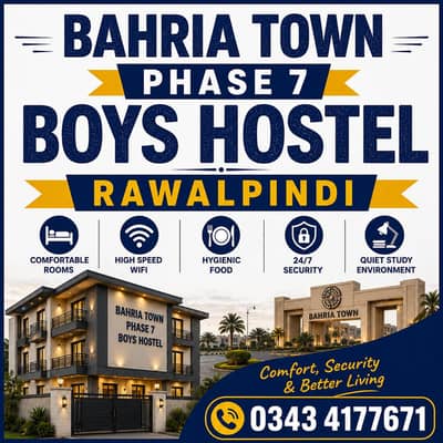 Bahria Town Phase 7 Boys Hostel Rawalpindi