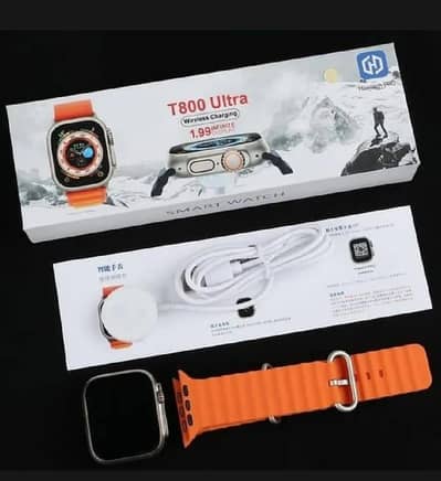 T800 Ultra Smart watch orange 2.0"HD Display