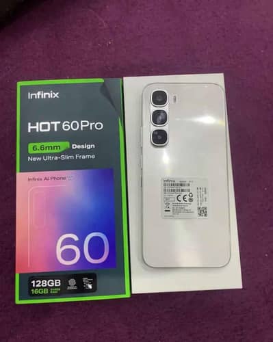 Infinix hot 60 pro, indisplay fingerprint 45w charger, 1 month use