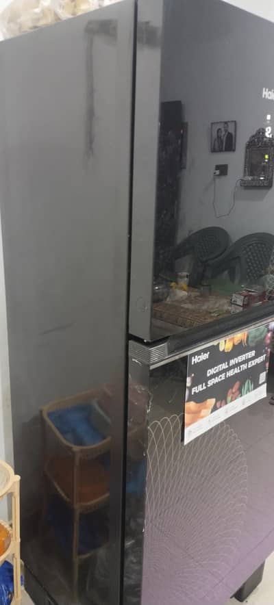 Haier fridge medium large size