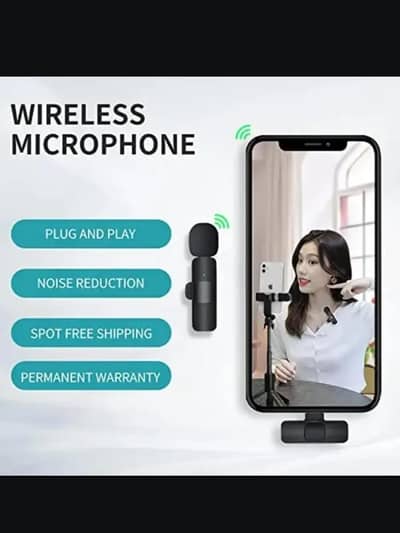 K8 wireless mic black 3 in 1 Bluetooth (negotiable)