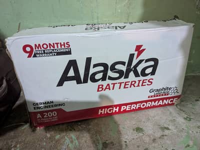 Alaska battery a200 model 21 plate 130ah