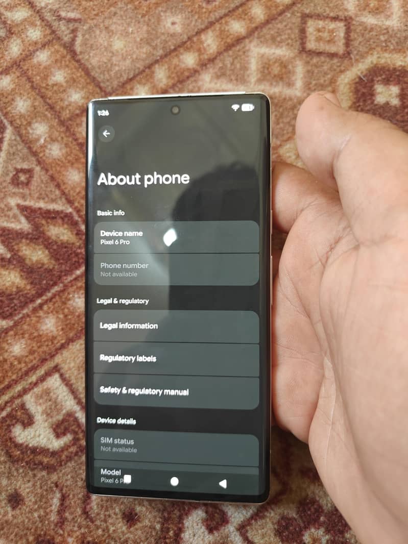 Google pixel 6 pro 4