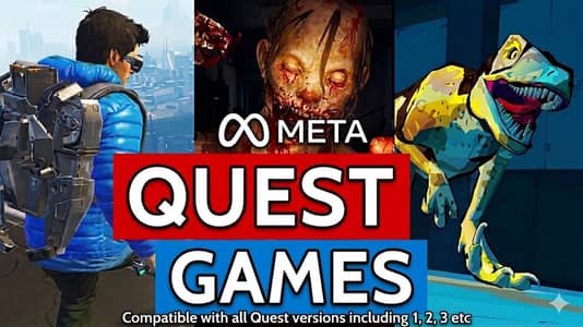 Meta Quest Games - 800+ Games (for all Quest versions)