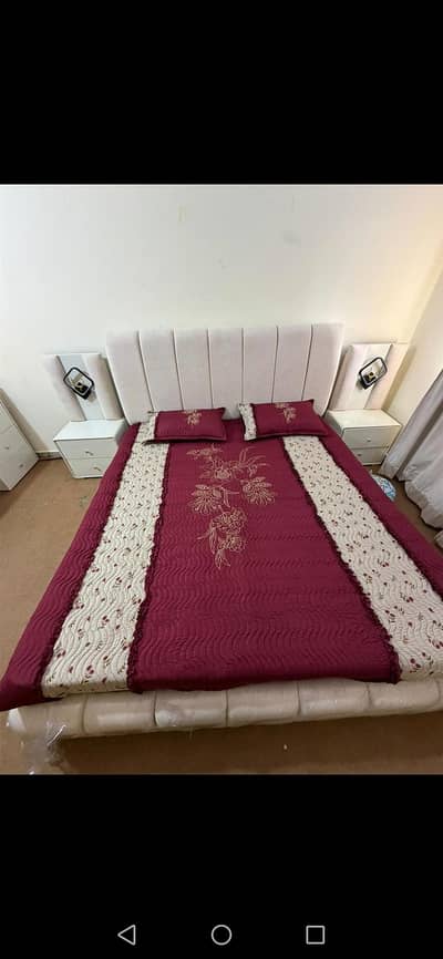 king size bet with full set