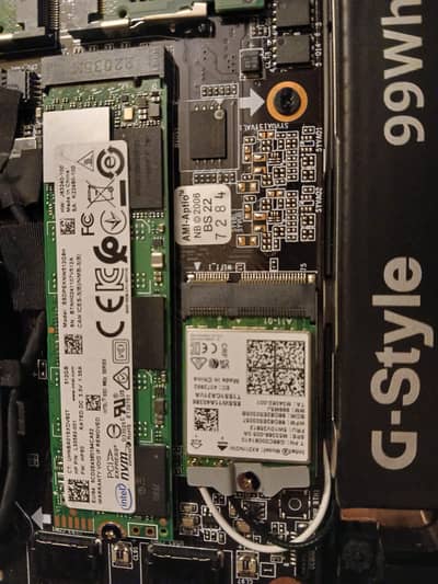 Intel NVME 512gb 98% Health
