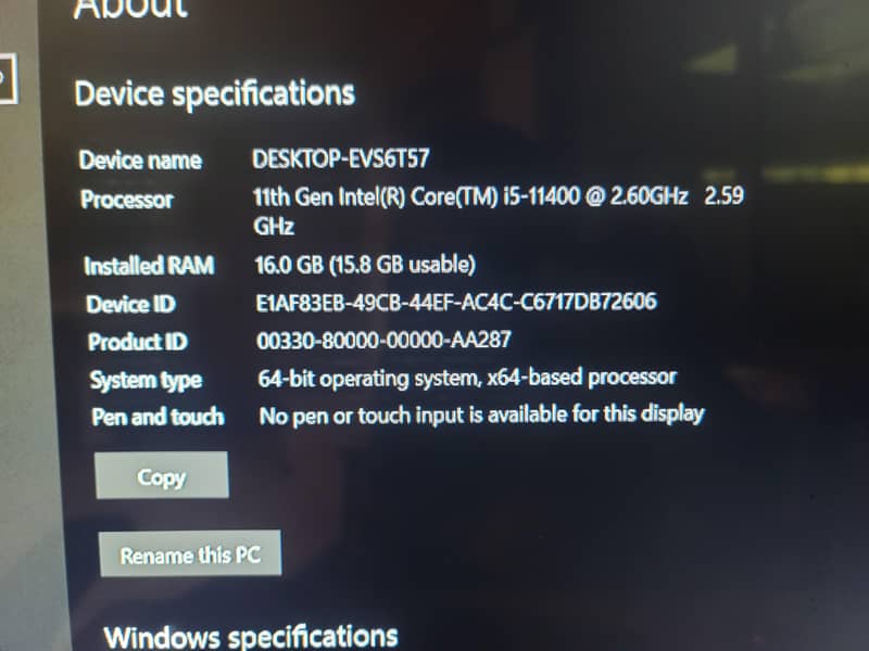 intel core i5 11gen processor 1
