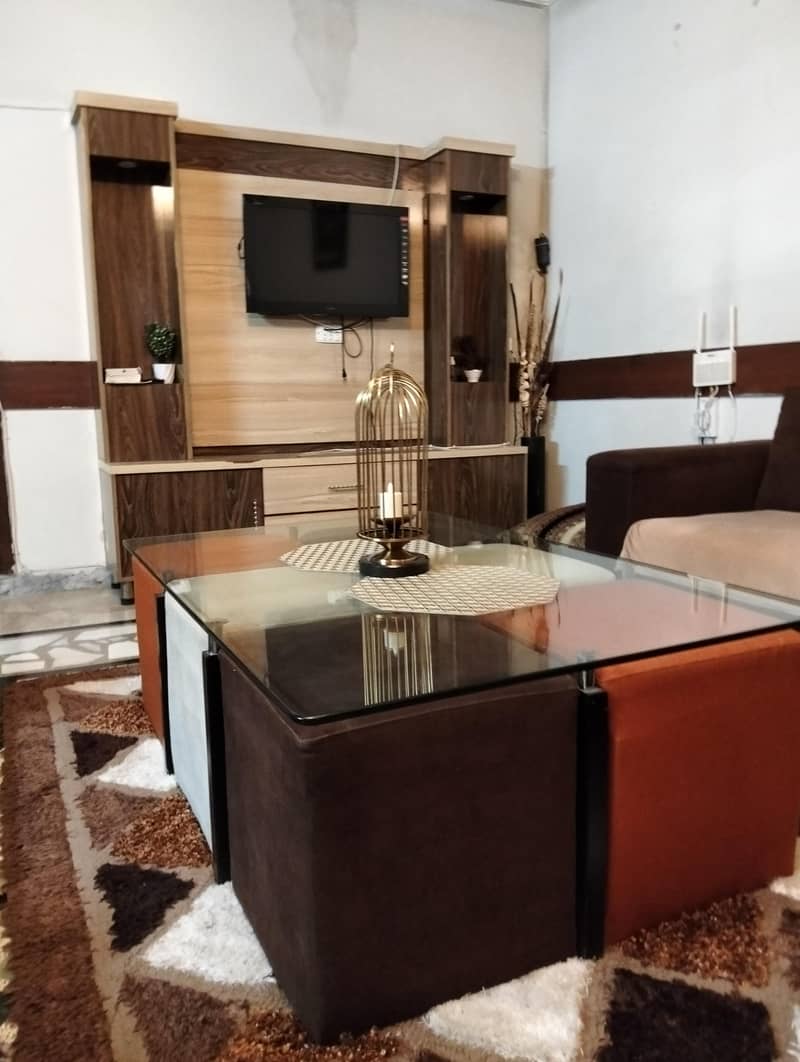 coffee table with stools 1