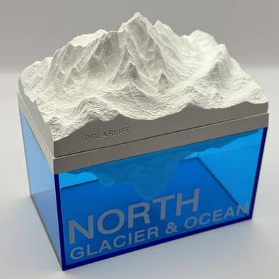 North Glacier and Ocean Night Lamp