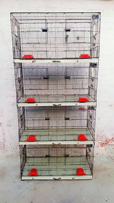 8 portions folding cage for sale
