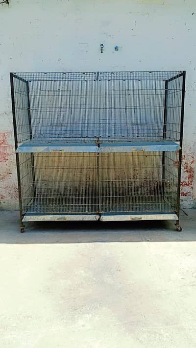 Galvanize Angle folding cage for sale size 5*2*2 eaxh portion