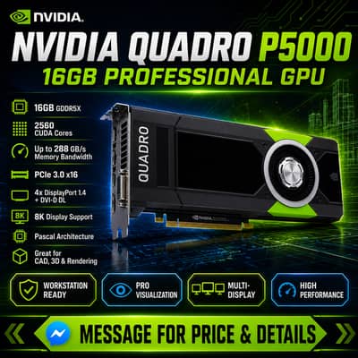NVIDIA Quadro P5000 16GB Graphics Card