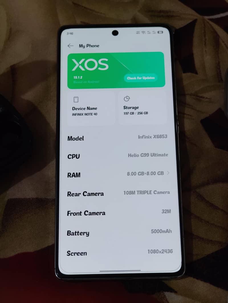 Infinix Note 40 7